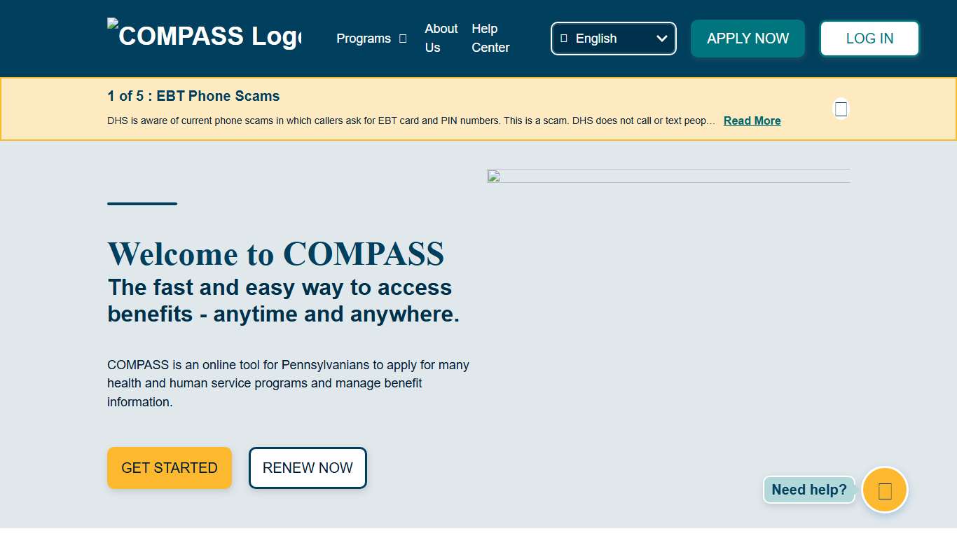 COMPASS Homepage - COMPASS Homepage Landing [HPDFT]